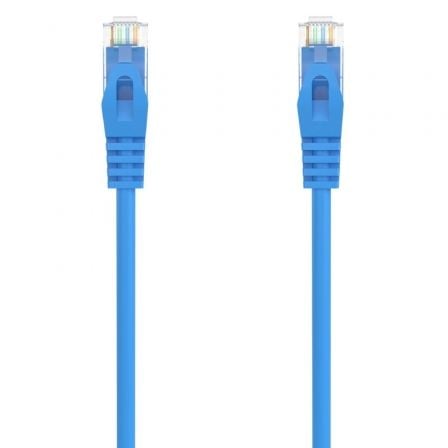 Cable de Red RJ45 AWG24 UTP Aisens A145-0570 Cat.6A/ LSZH/ 25cm/ Azul