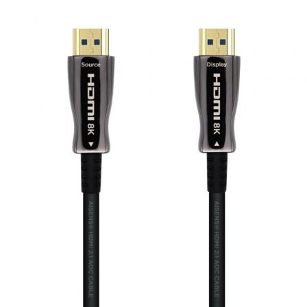 Cable HDMI 2.1 AOC 8K Aisens A153-0520/ HDMI Macho - HDMI Macho/ 40m/ Negro