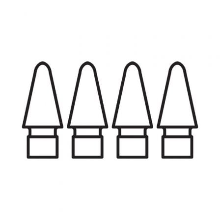 Puntas para Apple Pencil MLUN2ZM/A/ Pack 4 und