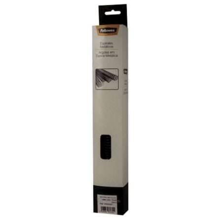 Espirales Metálicas Fellowes 5110301/ Hasta 60 A4/ 100 unidades/ Negras