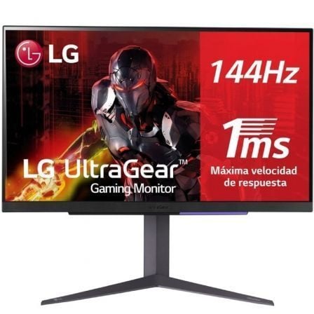 Monitor Gaming LG UltraGear 27GR93U-B 27'/ 4K/ 1ms/ 144Hz/ IPS/ Regulable en altura/ Negro