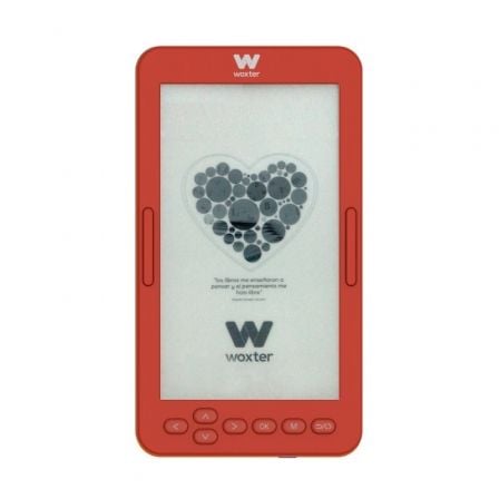 Libro Electrónico Ebook Woxter Scriba 195 S/ 4.7'/ Tinta Electrónica/ Rojo